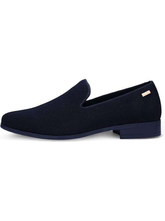 UUBARIS Men\'s Navy Elegant Tuxedo Loafers Slip on Dress Shoes Formal Shoes main image 5
